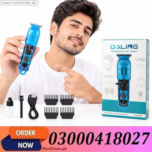 Transparent LCD Electric Hair Trimmer